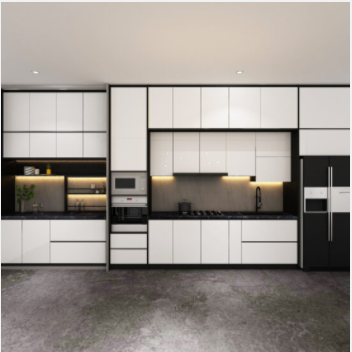 Full Aluminium Kitchen Cabinet